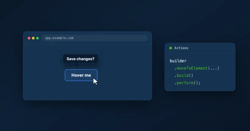 How to test a web app with popups using Selenium