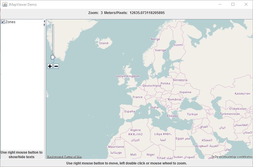 JMapViewer Basic Example